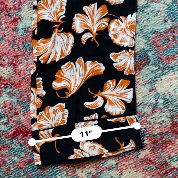 İPEKYOL High Waist floral Woman Trousers size US 10 - Picture 10 of 10